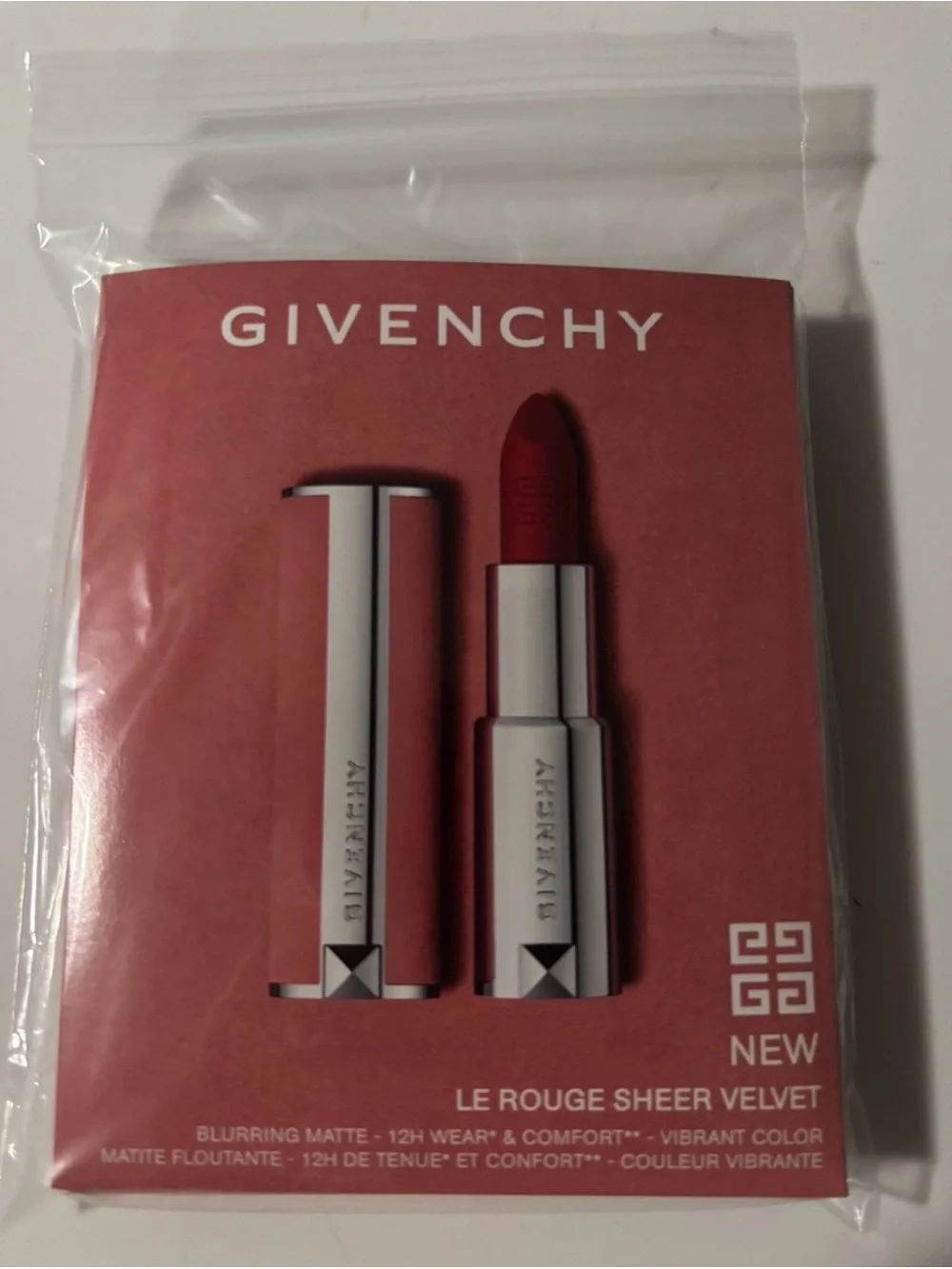 NWT Givenchy Lipstick Palette samples 4-Colors